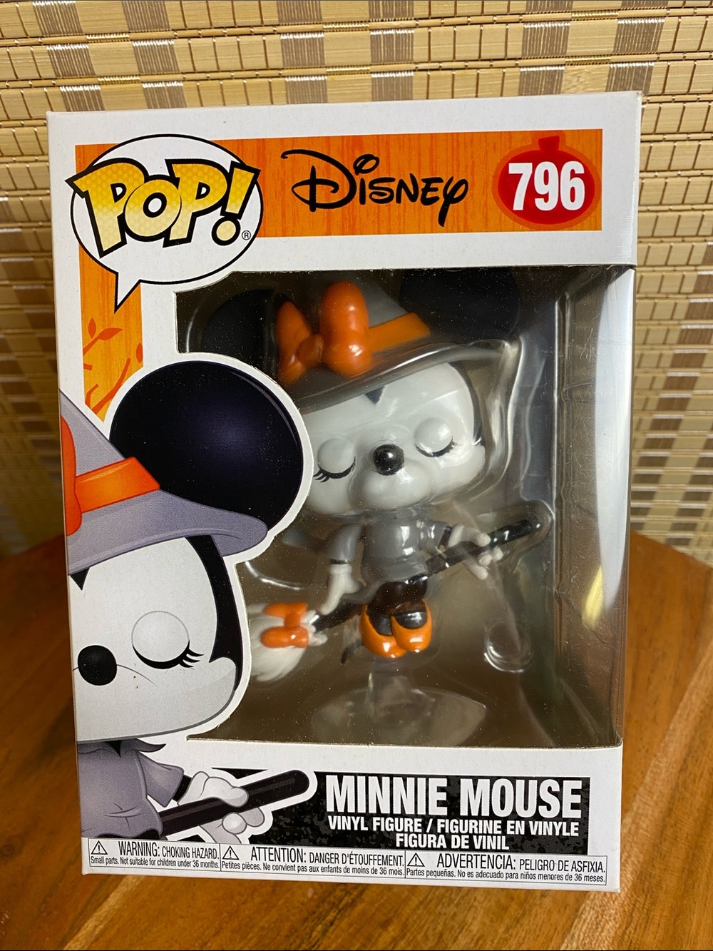 Funko Pop Disney Minnie Mouse Halloween Witch Vinyl Figurine Toy 796 In Box